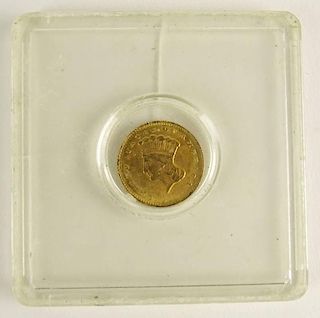 1868 One (1) Dollar Indian Head Gold Coin, Type 3
