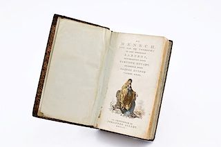 Stuart, Martinus. De Mensch Zoo Als Hij Voorkomt op den Bekenden Aardbol. Amsterdam, 1805. Eight colored lithographs.
