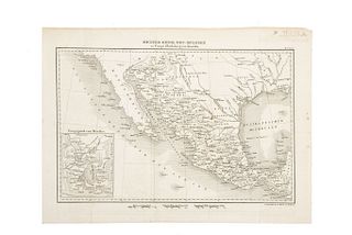 Herder, B. / Arrowsmith, A.  Mexiko Oder Neu - Spanien / Mexico. Freiburg / London: ca. 1780 / 1828. Pieces: 2.