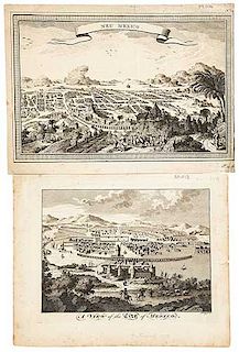 Russell, William / Anónimo. A View of the City of Mexico / Neu Mexico. London, 1778 / Undated. Engravings. Pieces: 2.