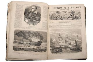El Correo de Ultramar. Parte Literaria Ilustrada. Paris, 1862. Volume XIX. News on an Expedition to Mexico.