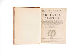 Lemery, Nicolás. Traité Universel des Drogues Simples, Mises en Ordre Alphabétique. Paris, 1723.