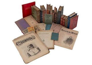 Lot of 46 Books and Magazines. Various Subjects. México, 19th & 20th Century .