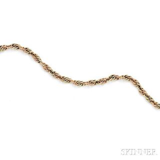 14kt Bicolor Gold Chain