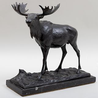 Bronze Model of a North American Moose