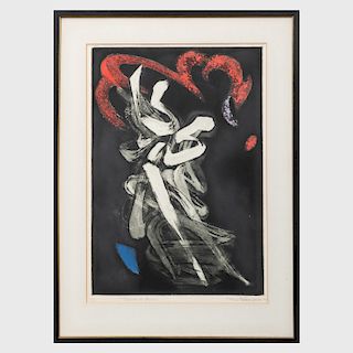 Masami (Francois) Nakayama (1898-1979): Dance of Flame