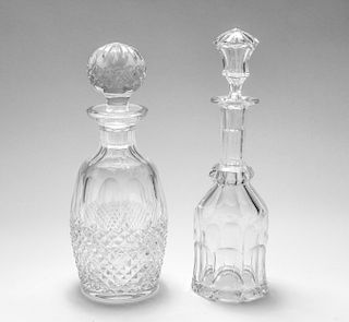 Cut Crystal Decanters, including Waterford, 2