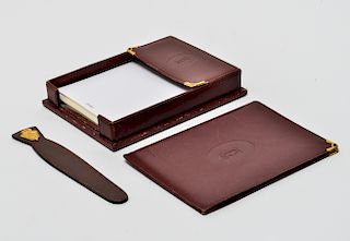 Cartier Leather Notepad & Gucci Bookmark, 3