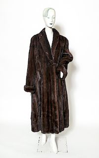Long Ranch Mink Fur Coat