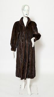 Tom Moriber Designs Brown Mink Fur Coat