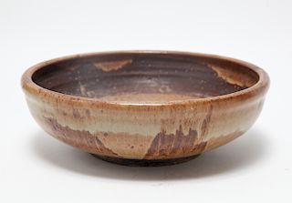 Danish Modern Style Stoneware Art Pottery Bowl