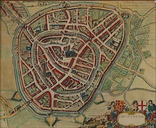 Joan Blaeu Map of Amersfoort ca. 1650