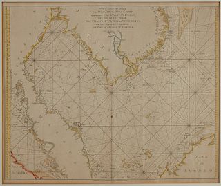 Laurie and Whittle Coast of India Sea Chart 1794 Map
