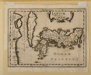 Cloppenburg and van den Keere Early Map of Japan Iapon 1733