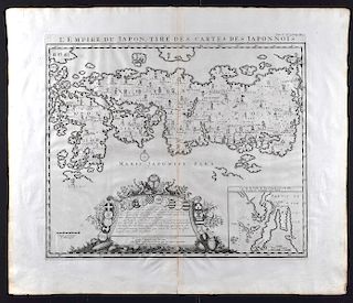Chatelain Reland Map of Japan 1719