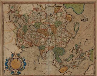 Gerardus Mercator Map of Asia 1613