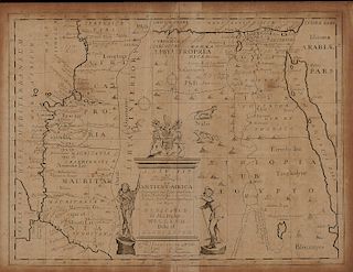 Edward Wells Historical Map of North Africa 1700
