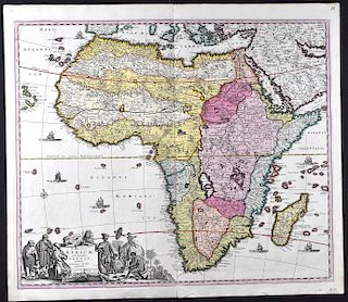 De Wit Map of Africa ca. 1685