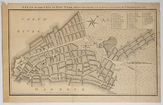 Grp: 10 Maps of New York City 18th-Early 20th c.