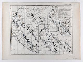 Diderot and de Vaugondy Map of California ca. 1779