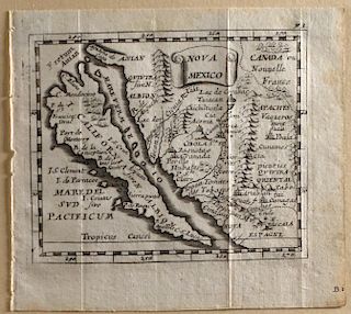 Pierre Duval Nova Mexico Map ca. 1660 California as Island