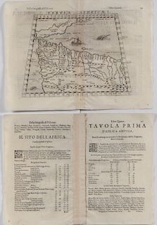 Grp: Maps from Ruscelli "Della Geografia di Tolomeo" 