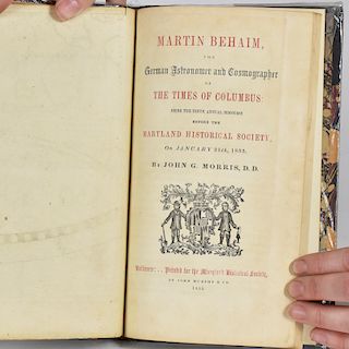 Grp: 2 Books about Martin Behaim