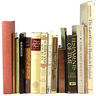 Grp: 15 Books about Manuscripts