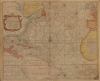 Map of West Indies from Mercator 1773