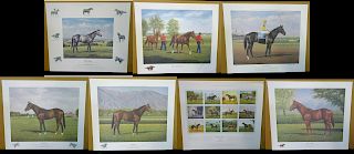7 RICHARD STONE REEVES PENCIL SGN. LITHOGRAPHS