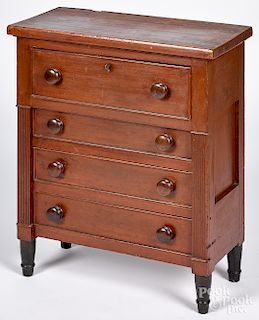 Pennsylvania poplar child's chest of drawers