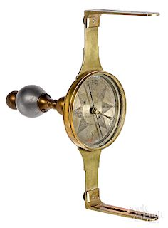 Pennsylvania brass surveyor's compass