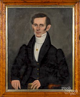 Erastus Salisbury Field oil on canvas portrait
