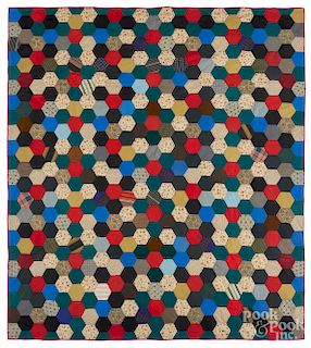 Lancaster County, Pennsylvania honeycomb quilt