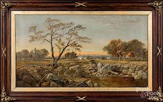 Daniel Charles Grose oil on canvas landscape