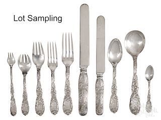 Tiffany & Co. sterling silver flatware service