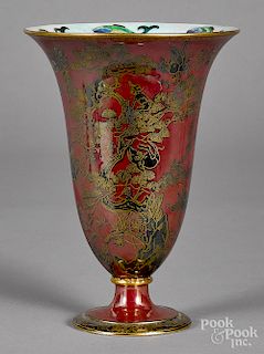 Wedgwood fairyland lustre trumpet vase