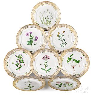 Royal Copenhagen Flora Danica plates
