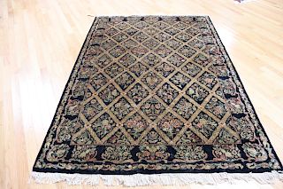 Vintage And Finely Hand Woven Carpet