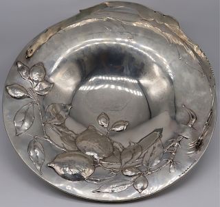 SILVER. German J.C. With .800 Silver Footed Basket