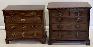 2 Antique Mahogany Chests Of Drawers.