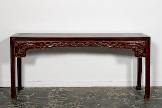 Chinese Qing Dynasty Hardwood Altar Table