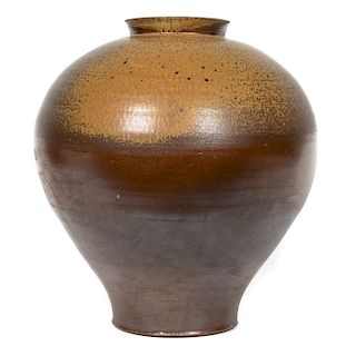Large Jack Troy Glazed Pottery Vase, C. 1975