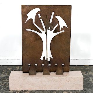 Sergio Dolfi Bronze Bird & Tree Sculpture Ì¢‰âÂÒUnique"