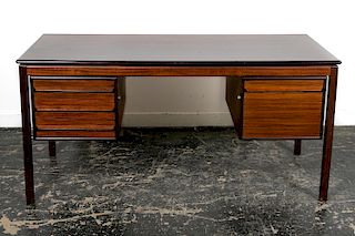 Torbjorn Afdal, Modern Danish Rosewood Desk