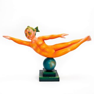 Sergio Bustamante Equilibrist Fish Child Sculpture