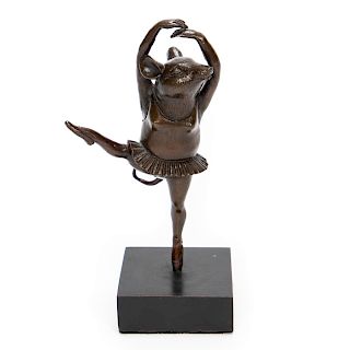 Sergio Bustamante "Ballerina Mouse" Bronze