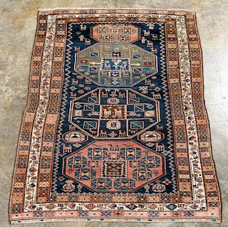 Hamadan, Hand-woven Rug, Approx. 6' 10" x 4' 9"