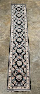Late 20th Century, Iranian Handwoven Carpet Runner