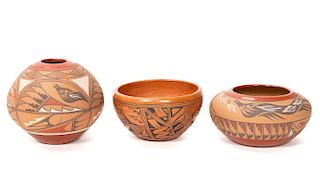 Three Southwestern Pottery Vessels